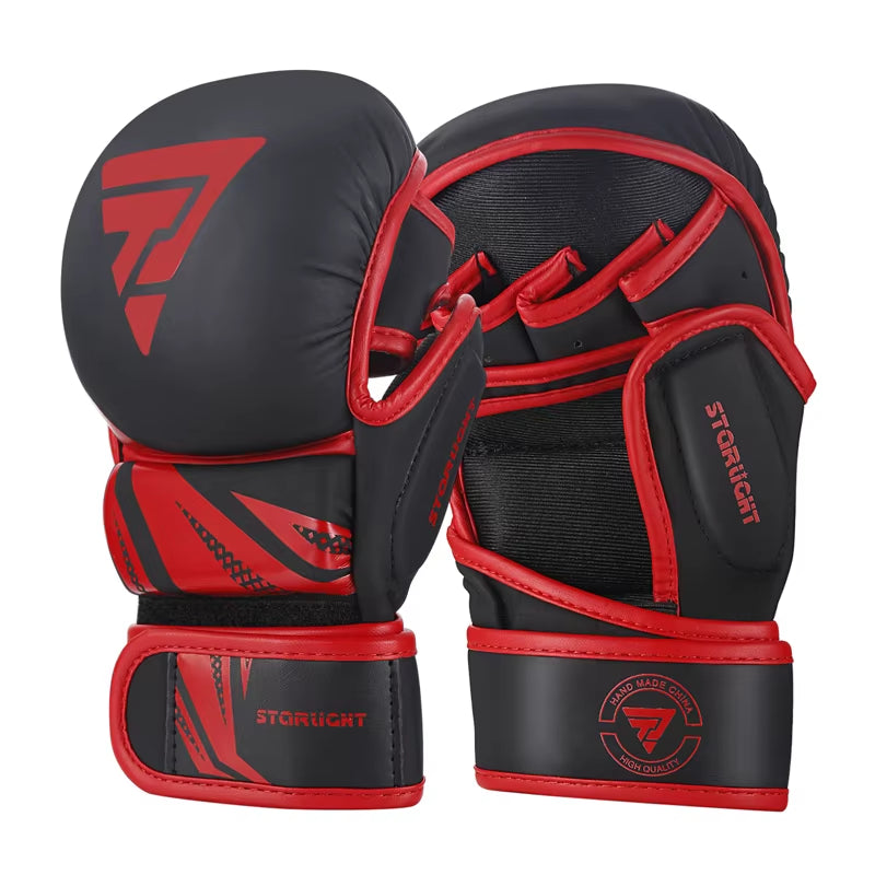 Professional Boxing Gloves PU Leather Fighting Martial Arts Boxing Gloves Karate Muay Thai Training Gloves Men'S