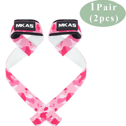 Gym Lifting Straps Deadlift Fitness Gloves Weight Lifting Belt Anti-Slip Hand Grips Wrist Straps Support Powerlifting Training