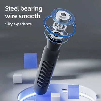 Jump Rope,Adjustable Length Steel Ropes with Ball Bearings, Suitable for Men and Women,Exercise Skipping Rope for Weight-Loss