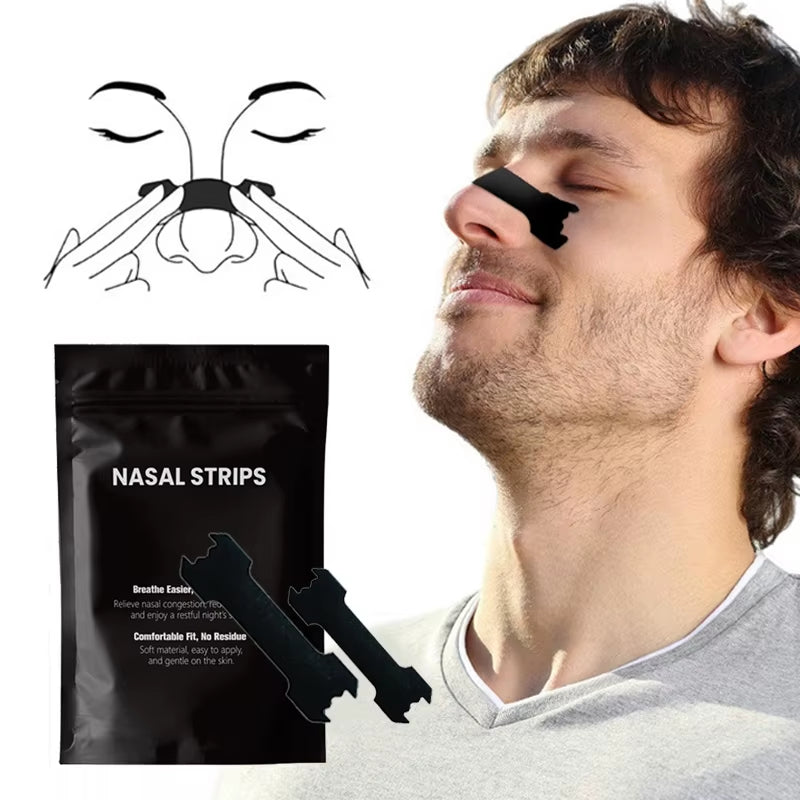 90/60/30PCS anti Snoring Nose Patch Set Extra Strength Nasal Strips Better Breathing Non-Invasive Easier Breath Sleep Aid Decive