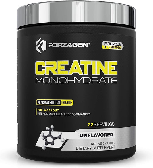 CREATINA Monohidratada Polvo - Crecimiento, Recuperación Muscular - 72 Servicios