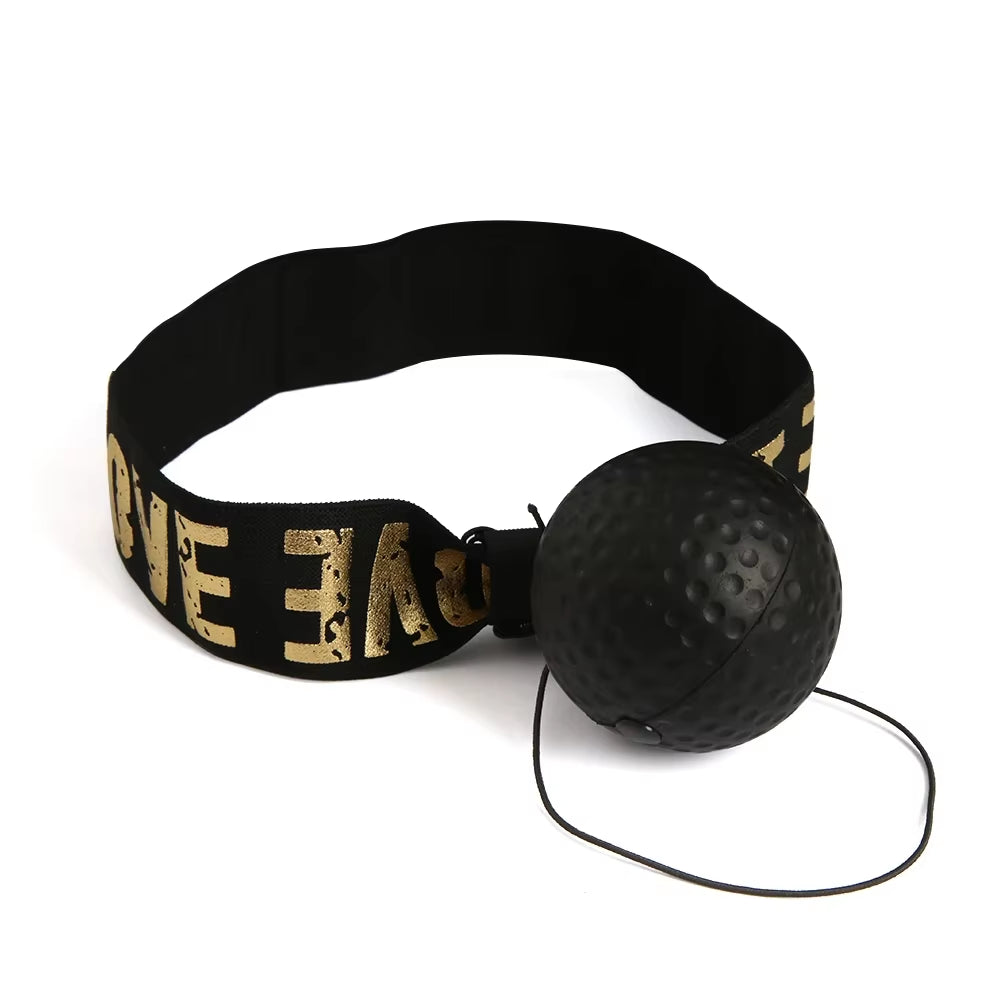 Boxing Speed Ball Head-Mounted PU Punch Ball MMA Sanda Training Hand Eye Reaction Home Sandbag Fitness Boxing Equipment