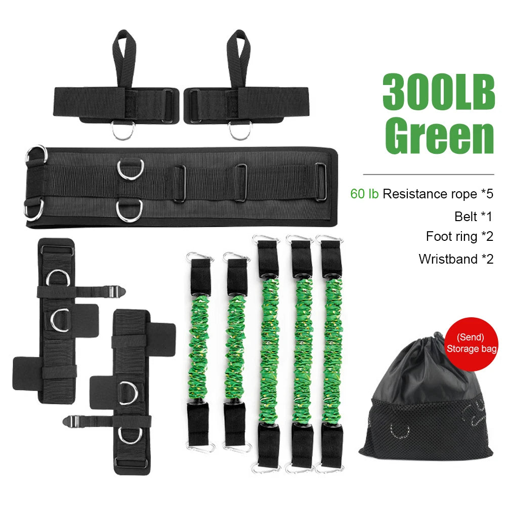 Boxing Training Resistance Band Set Leg Strength and Agility Training Strap System for Boxing,Mma,Muay Thai,Fitness,Basketball