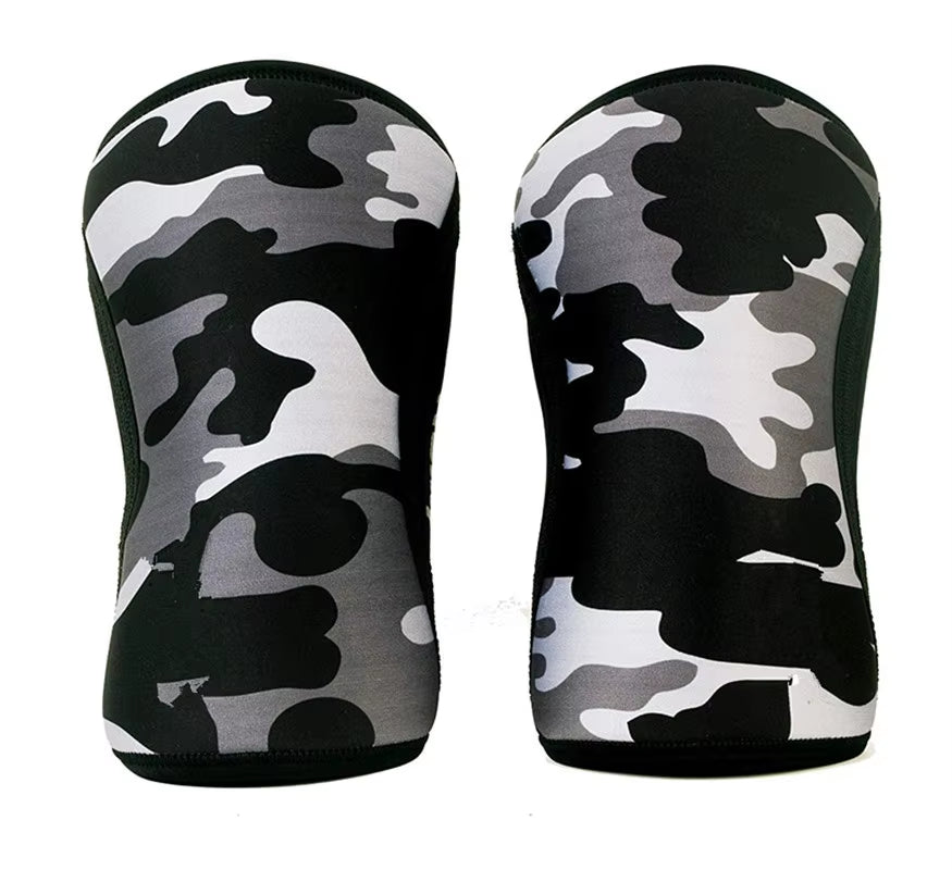 7Mm Weightlifting Crossfit Powerlifting Gym Knee Squat Sleeves Neoprene Compression Knee Pads Protector Support for Powerlifting