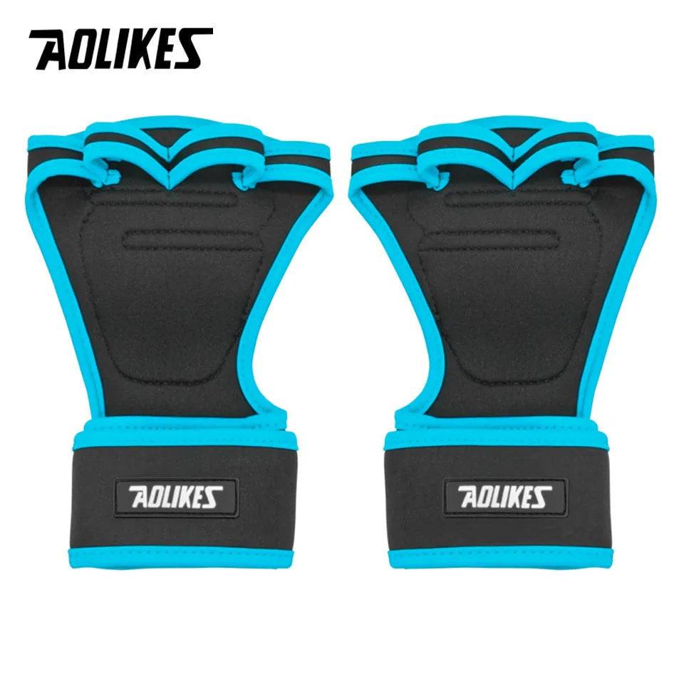 Weight Lifting Gloves Training Gym Grips Fitness Glove Women Men Crossfit Bodybuilding Wristbands Hand Palm Protector