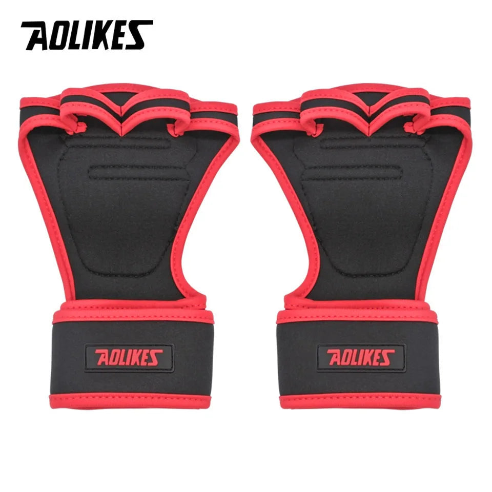 Weight Lifting Gloves Training Gym Grips Fitness Glove Women Men Crossfit Bodybuilding Wristbands Hand Palm Protector