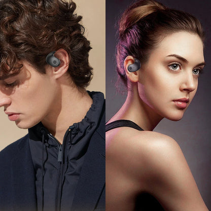 OWS Headphones Bone Conduction Earphone Open Ear Sports Bluetooth Headphones Wireless Earbuds with Noise Cancellation