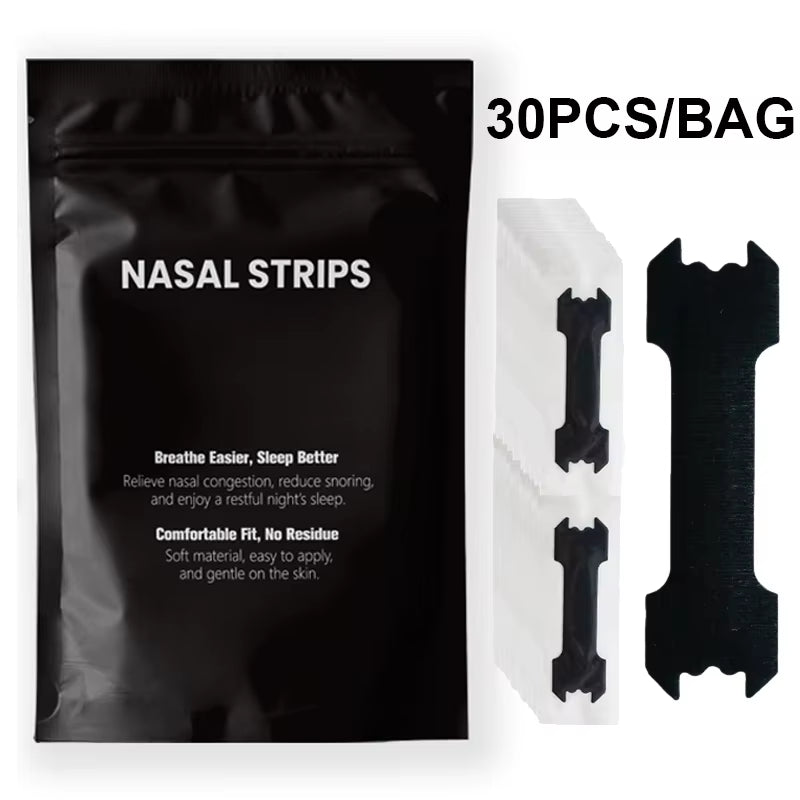 90/60/30PCS anti Snoring Nose Patch Set Extra Strength Nasal Strips Better Breathing Non-Invasive Easier Breath Sleep Aid Decive